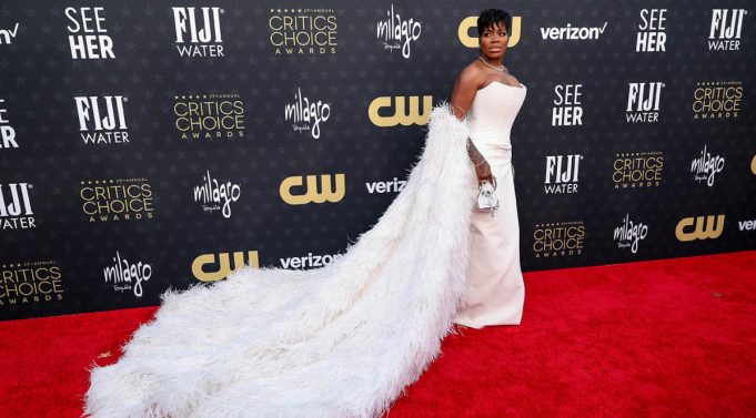 Critics Choice Awards Red Carpet Trend: 2024 Is Year of the Dress Train